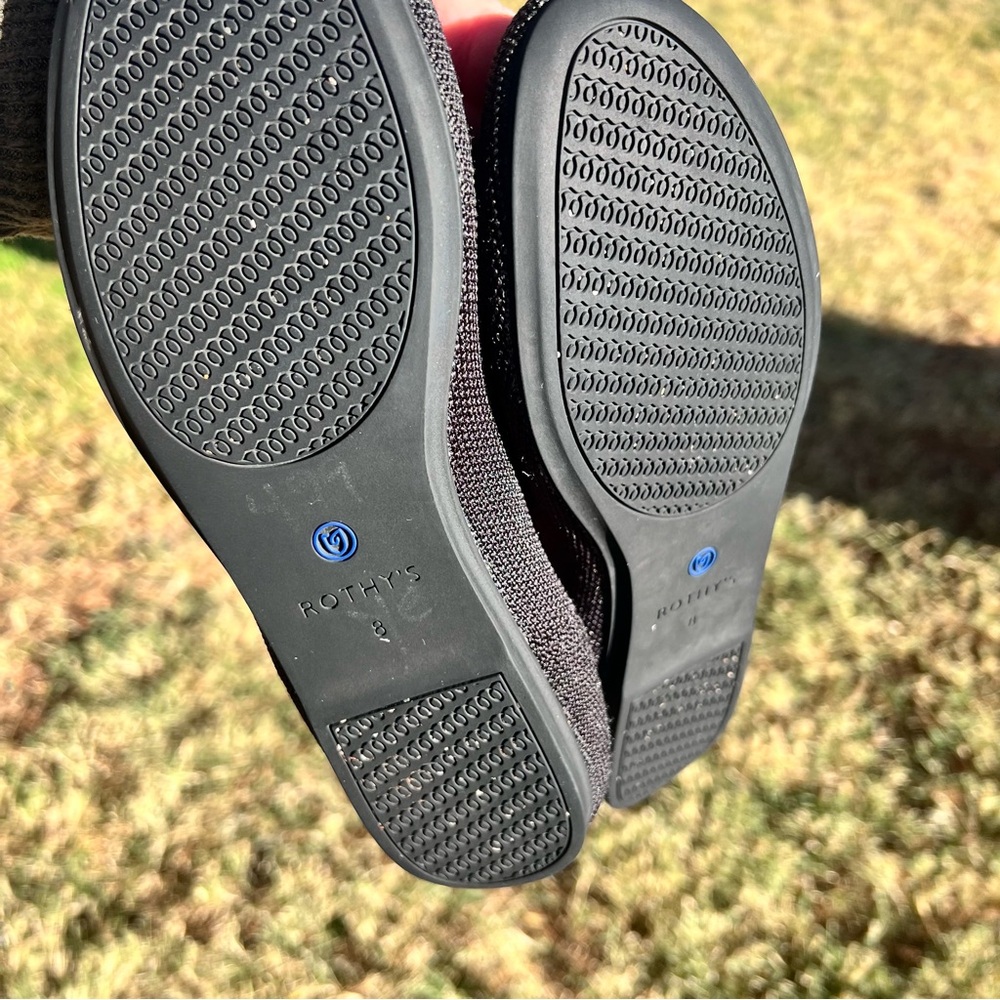 Rothy's Black and Blue Flats - Picture 7 of 7